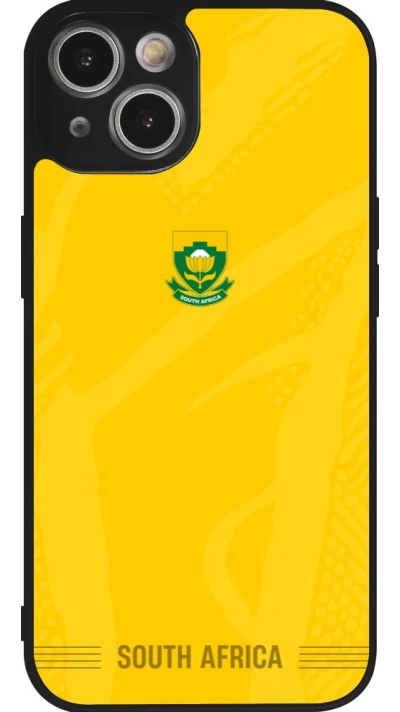 iPhone 14 Case Hülle - Silikon schwarz Südafrika 2026 personalisierbares Fussballtrikot