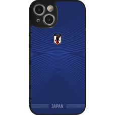 iPhone 14 Case Hülle - Silikon schwarz Japan 2026 personalisierbares Fussballtrikot