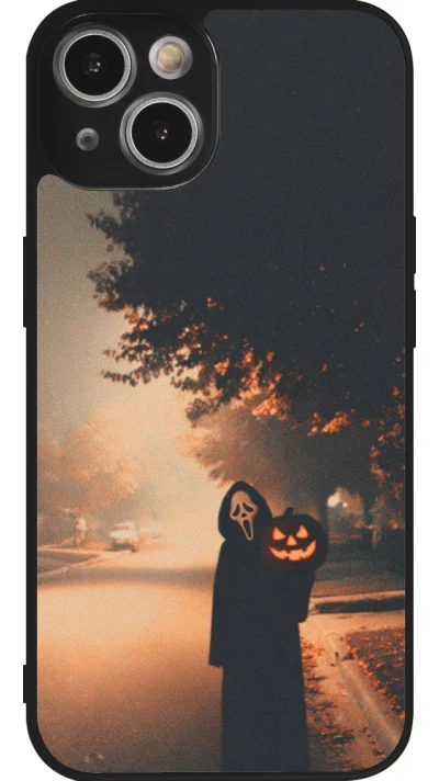 iPhone 14 Case Hülle - Silikon schwarz Halloween 2025 Scream