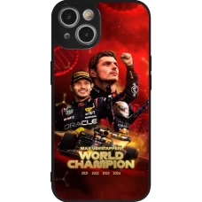 iPhone 14 Case Hülle - Silikon schwarz Max Verstappen Champion 2023