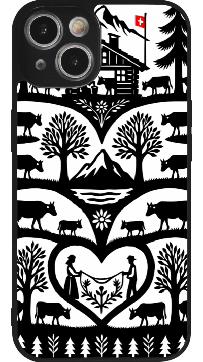 iPhone 14 Case Hülle - Silikon schwarz Poya Schweiz 2