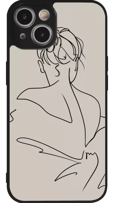 iPhone 14 Case Hülle - Silikon schwarz Salnikova 05