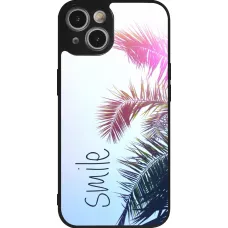 Coque iPhone 14 - Silicone rigide noir Smile 05