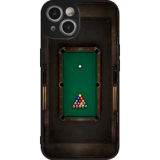 Coque iPhone 14 - Silicone rigide noir Sports 2026 Billard