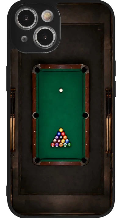 Coque iPhone 14 - Silicone rigide noir Sports 2026 Billard