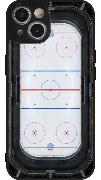 Coque iPhone 14 - Silicone rigide noir Sports 2026 Hockey