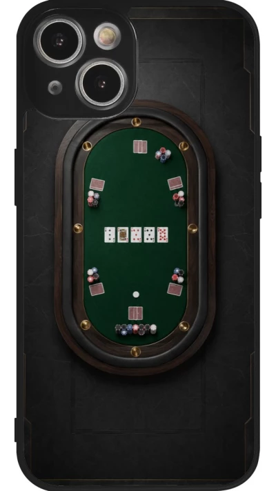 Coque iPhone 14 - Silicone rigide noir Sports 2026 Poker