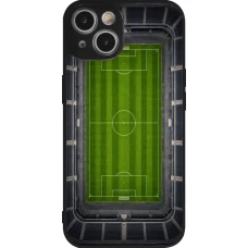 Coque iPhone 14 - Silicone rigide noir Sports 2026 Soccer
