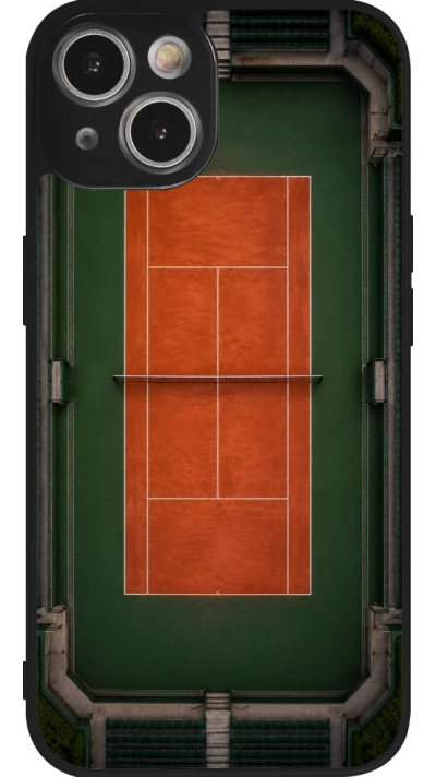 Coque iPhone 14 - Silicone rigide noir Sports 2026 Tennis