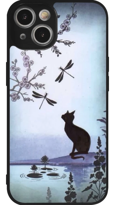 iPhone 14 Case Hülle - Silikon schwarz Spring 19 12