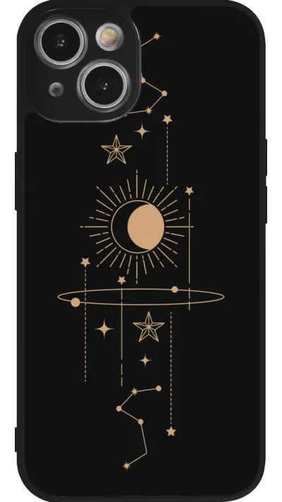 iPhone 14 Case Hülle - Silikon schwarz Spring 23 astro