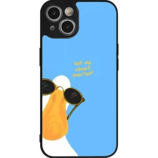 iPhone 14 Case Hülle - Silikon schwarz Tell me about yourself Summer 2026