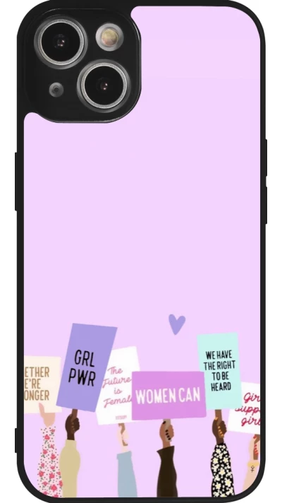 Coque iPhone 14 - Silicone rigide noir Womens day 2026 9