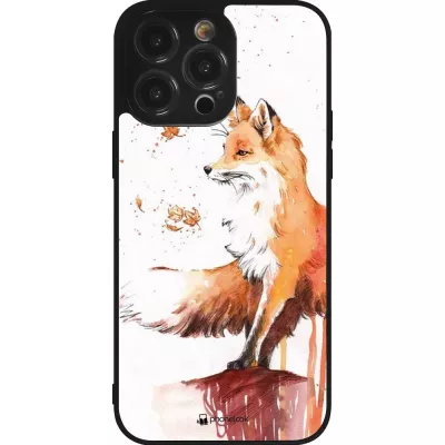 Coque iPhone 14 Pro Max - Silicone rigide noir Autumn 21 Fox