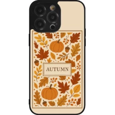 iPhone 14 Pro Max Case Hülle - Silikon schwarz Autumn 26 Hello autumn