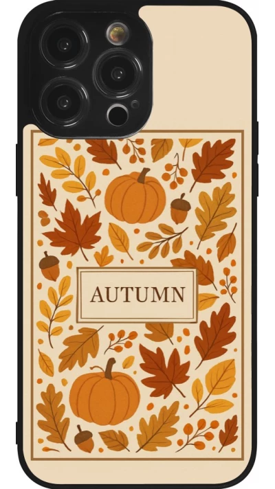 Coque iPhone 14 Pro Max - Silicone rigide noir Autumn 26 Hello autumn