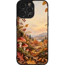 iPhone 14 Pro Max Case Hülle - Silikon schwarz Autumn 26 Illustrated Autumn