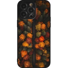 iPhone 14 Pro Max Case Hülle - Silikon schwarz Autumn 26 Road in autumn