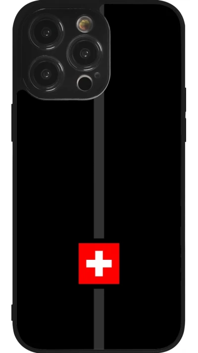 iPhone 14 Pro Max Case Hülle - Silikon schwarz Kanton CH schwarz
