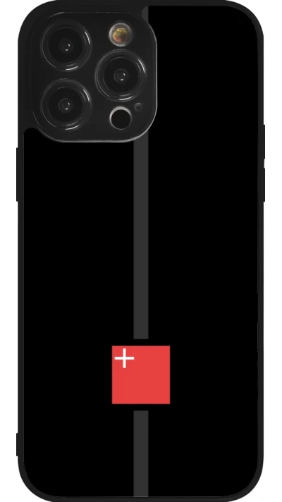 iPhone 14 Pro Max Case Hülle - Silikon schwarz Kanton SZ schwarz