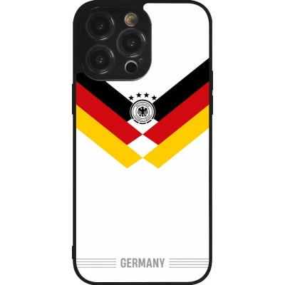 iPhone 14 Pro Max Case Hülle - Silikon schwarz Deutschland 2026 personalisierbares Fussballtrikot