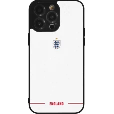 iPhone 14 Pro Max Case Hülle - Silikon schwarz England 2026 personalisierbares Fussballtrikot