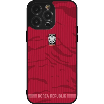 iPhone 14 Pro Max Case Hülle - Silikon schwarz Südkorea 2026 personalisierbares Fussballtrikot