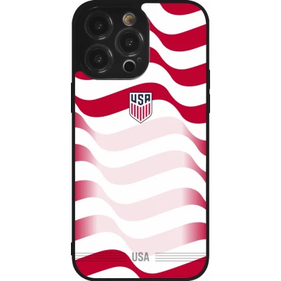 iPhone 14 Pro Max Case Hülle - Silikon schwarz Vereinigten Staaten 2026 personalisierbares Fussballtrikot