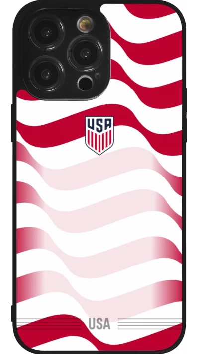 iPhone 14 Pro Max Case Hülle - Silikon schwarz Vereinigten Staaten 2026 personalisierbares Fussballtrikot