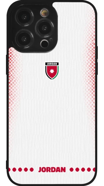 iPhone 14 Pro Max Case Hülle - Silikon schwarz Jordanien 2026 personalisierbares Fussballtrikot