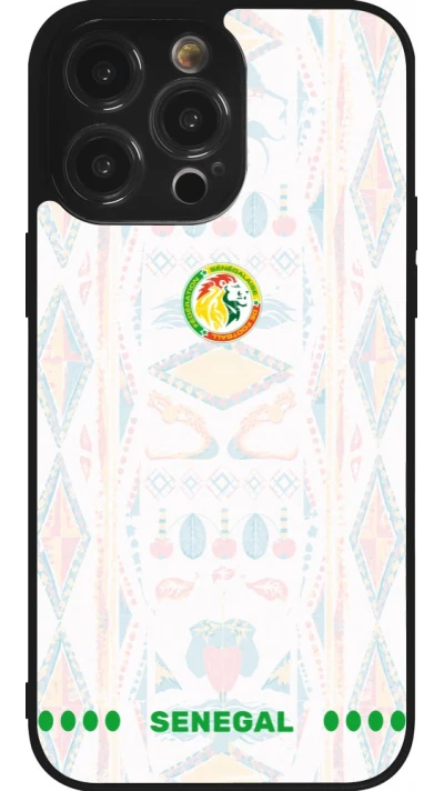 iPhone 14 Pro Max Case Hülle - Silikon schwarz Senegal 2026 personalisierbares Fussballtrikot