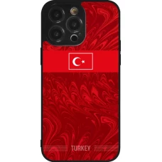iPhone 14 Pro Max Case Hülle - Silikon schwarz Türkei 2026 personalisierbares Fussballtrikot