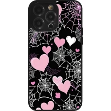 iPhone 14 Pro Max Case Hülle - Silikon schwarz Halloween 2024 girly