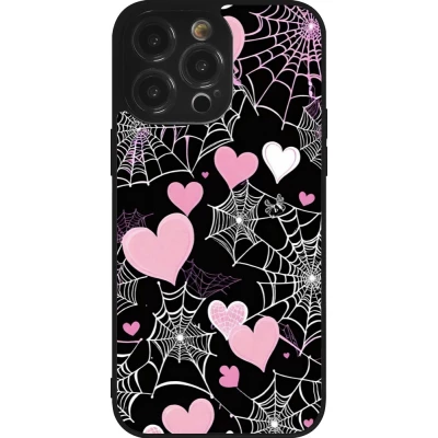 iPhone 14 Pro Max Case Hülle - Silikon schwarz Halloween 2024 girly