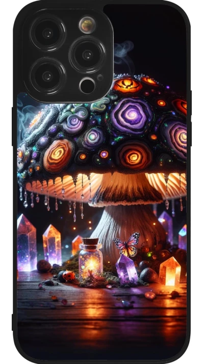 iPhone 14 Pro Max Case Hülle - Silikon schwarz Halloween Zaubertrank Magie