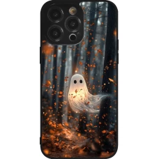 iPhone 14 Pro Max Case Hülle - Silikon schwarz Halloween 2025 Ghost in the forest