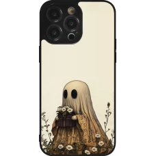 iPhone 14 Pro Max Case Hülle - Silikon schwarz Halloween 2025 Ghost gardener