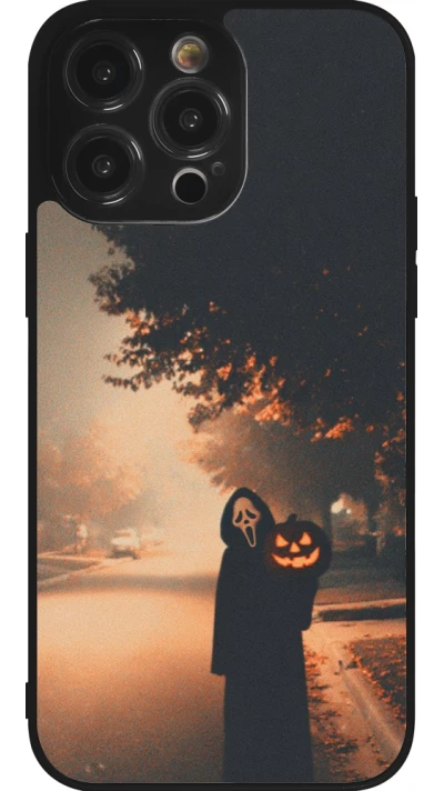 iPhone 14 Pro Max Case Hülle - Silikon schwarz Halloween 2025 Scream