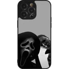 iPhone 14 Pro Max Case Hülle - Silikon schwarz Halloween 2026 Scream and Michael Myers