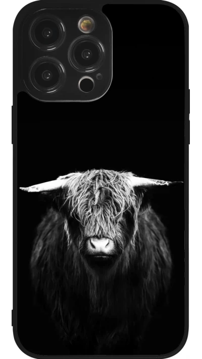iPhone 14 Pro Max Case Hülle - Silikon schwarz Highland calf black