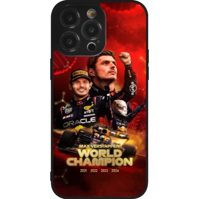 iPhone 14 Pro Max Case Hülle - Silikon schwarz Max Verstappen Champion 2023