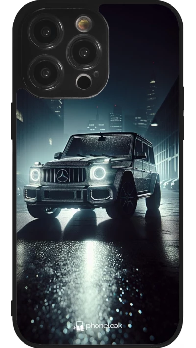 iPhone 14 Pro Max Case Hülle - Silikon schwarz Mercedes G AMG Nacht