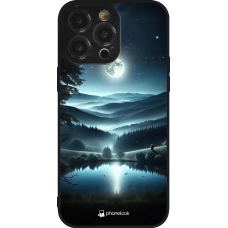 Coque iPhone 14 Pro Max - Silicone rigide noir Night Sky View