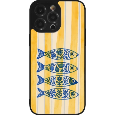 iPhone 14 Pro Max Case Hülle - Silikon schwarz Portuguese fish 2026