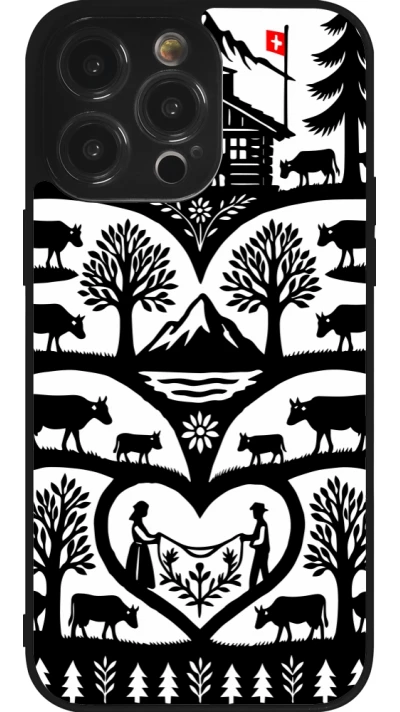 iPhone 14 Pro Max Case Hülle - Silikon schwarz Poya Schweiz 2