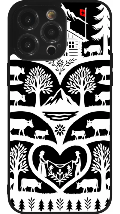iPhone 14 Pro Max Case Hülle - Silikon schwarz Poya Schweiz 2 schwarz