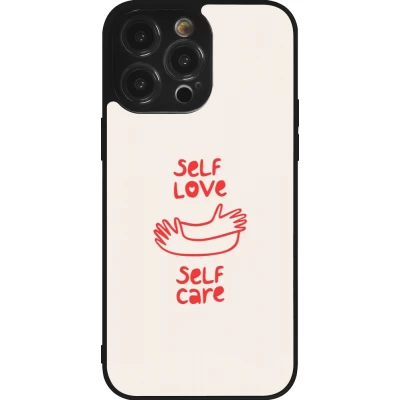 iPhone 14 Pro Max Case Hülle - Silikon schwarz Saint Valentines Day 26 Self love self care