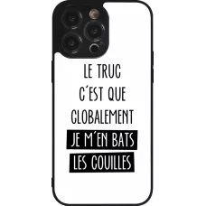 iPhone 14 Pro Max Case Hülle - Silikon schwarz Le truc globalement bats les couilles