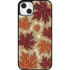 iPhone 14 Plus Case Hülle - Autumn 26 3D leaves