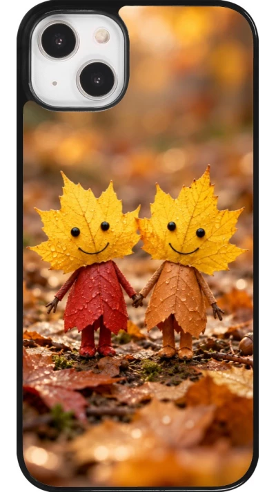 Coque iPhone 14 Plus - Autumn 26 Couple of leaves